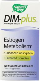 NATURE'S WAY: DIM-plus Estrogen Metabolism, 120 Veggie Caps