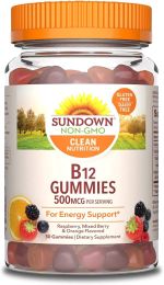 SUNDOWN NATURALS: Vitamin B12 500Mg, 50 sg
