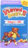 YUMMI BEARS: Omega 3 + DHA Natural Fruit Flavors, 90 Gummy Bears