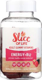 SLICE OF LIFE: Energy +B12 Gummy, 60 pc