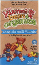 YUMMI BEARS: Organics Complete Multi-Vitamin, 90 Gummy Bears