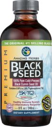 AMAZING HERBS: Black Seed Cold-Pressed Oil, 8 oz