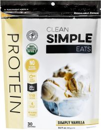 CLEAN SIMPLE EATS: Protein Powder Vanilla, 36 oz