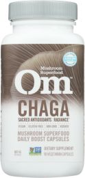 ORGANIC MUSHROOM NUTRITION: Om Chaga Mushroom Superfood Capsule, 90 cp