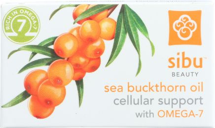 SIBU BEAUTY: Sea Buckthorn Oil Cellular Support With Omega 7, 60 Sg