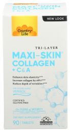 COUNTRY LIFE: Maxi Skin Collagen C & A, 90 tb
