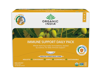 ORGANIC INDIA: Immune Support Daily Pack, 180 cp