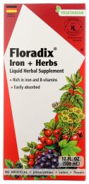 SALUS: Floradix Iron Herbs Supplement, 17 fo