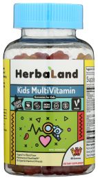 HERBALAND: Multivitamin Gummies For Kids Sugar Free, 90 pc
