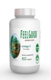FEELGOOD ORGANIC SUPERFOODS: Omega 3 Vegan, 60 sg
