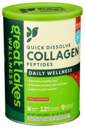 GREAT LAKES WELLNESS: Collagen Daily Wellness Chai, 10 oz