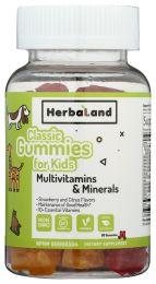 HERBALAND: Multivitamin Classic Gummies For Kids, 60 pc