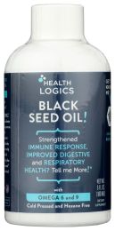 HEALTH LOGICS: Black Seed Oil, 180 ml