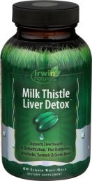 IRWIN NATURALS: Milk Thistle Liver Detox, 60 sg