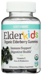 NORMS FARMS: Gummy Elderberry Organic, 60 pc