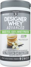 DESIGNER PROTEIN WHEY: Advanced Vanilla Cookies & Cream Powder, 1.85 lb