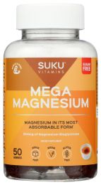 SUKU VITAMINS: Mega Magnesium Gummies 354 Mg, 50 pc
