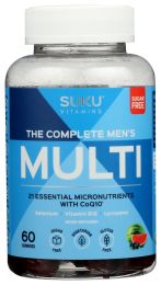 SUKU VITAMINS: The Complete Mens Multi Gummies, 60 pc