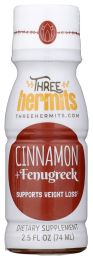 THREE HERMITS: Shot Cinnamon Fenugreek, 2.5 fo