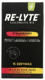REDMOND: Electrolyte Strwbry 15pk, 15 pk