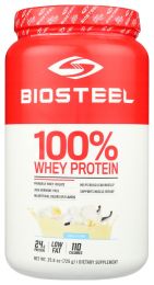 BIOSTEEL: Whey Protein Pwdr Vanilla, 26.5 oz