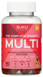 SUKU VITAMINS: Womens Multivitamin Gummy, 60 pc