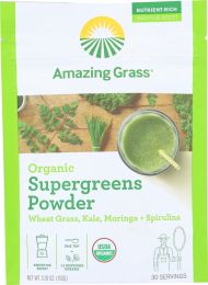 AMAZING GRASS: Supergreen 30Serv Org, 5.29 oz