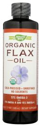 NATURES WAY: Flax Oil, 16 fo