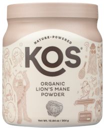KOS: Organic Lions Mane Powder, 12.84 oz