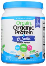 ORGAIN: Organic Protein Oatmilk Plant Based Protein Powder, 16.9 oz