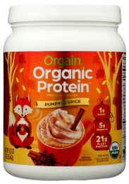 ORGAIN: Organic Protein Powder Pumpkin Spice, 1.02 lb