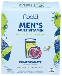 ROOTD: Men's Multivitamin Fizzy Healthy Drink Mix, 24 ea