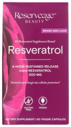 RESERVEAGE: Resveratrol 500mg, 60 vc