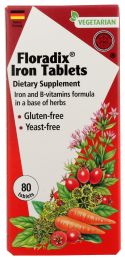 SALUS: Floradix Iron Tablets, 80 tb