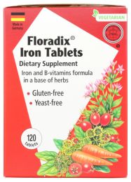 SALUS: Floradix Iron Tablets, 120 tb
