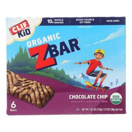 Clif Kid ZBar - Organic ZBar - Chocolate Chip - Case of 9 - 7.62 oz. (SKU: 2204063)